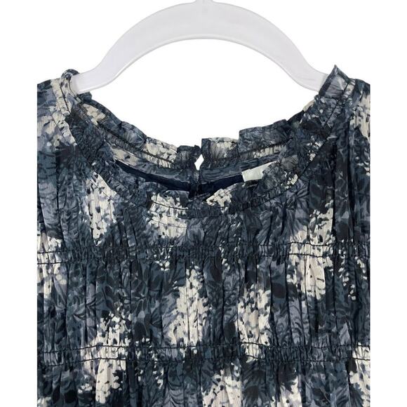 Joie Baltic Print Mini Dress Baltic Print XXL Floral Swing Trapeze Romantic - Picture 10 of 16